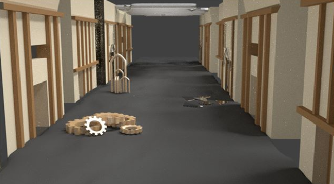 Gearhex Hallway Concept